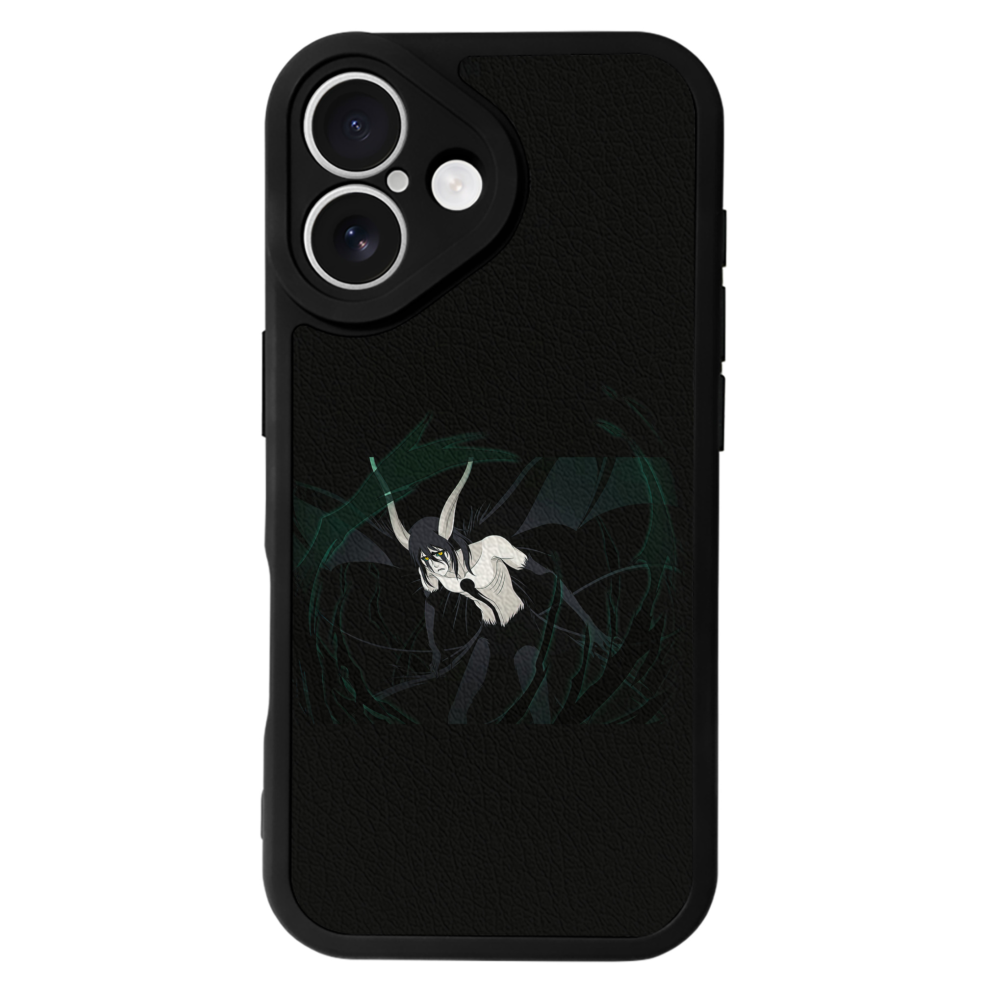 （画像用） ブリーチ ウルキオラ·シファー BLEACH Ulquiorra cifer 【iPhone 16シリーズ対応】シリコンスマホケース（レザー調） 材質：シリコン